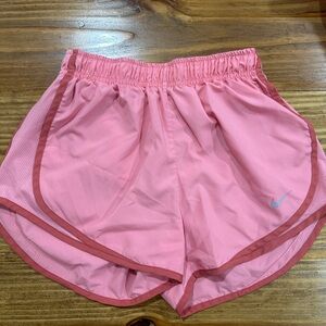Nike Pink Athletic Shorts Lightweight Elastic Waist